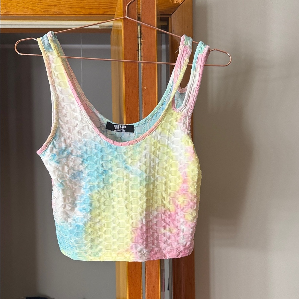 Pastel Tie-Dye Women's Tank Top & Skirt